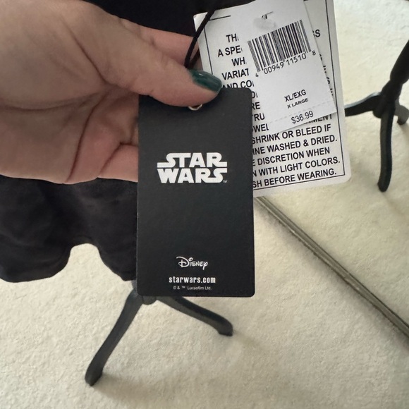 Disney Star Wars Dual Obi Wan Kenobi / Darth Vader Men’s T Shirt - Picture 4 of 9